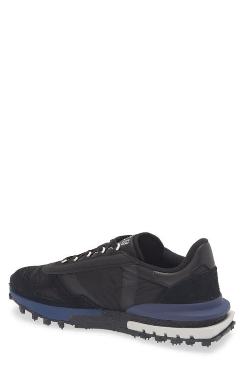 Lacoste Black Fabric And Suede Elite Active Sneakers In Black