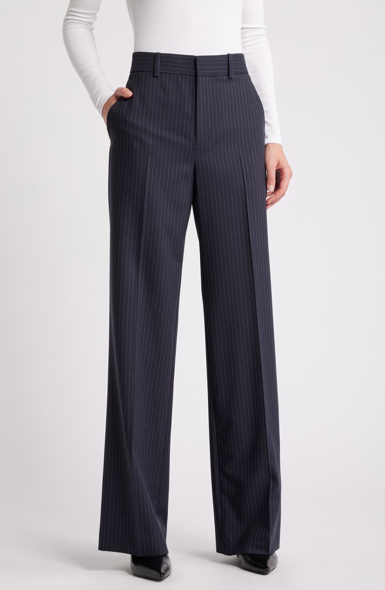 FRAME Pinstripe Straight Leg Pants | Nordstromrack