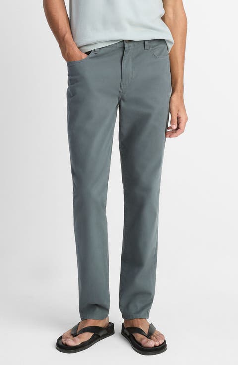 Dylan Slim Fit Peached Stretch Cotton Pants