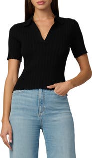 Joe's The Jess Pointelle Polo Sweater