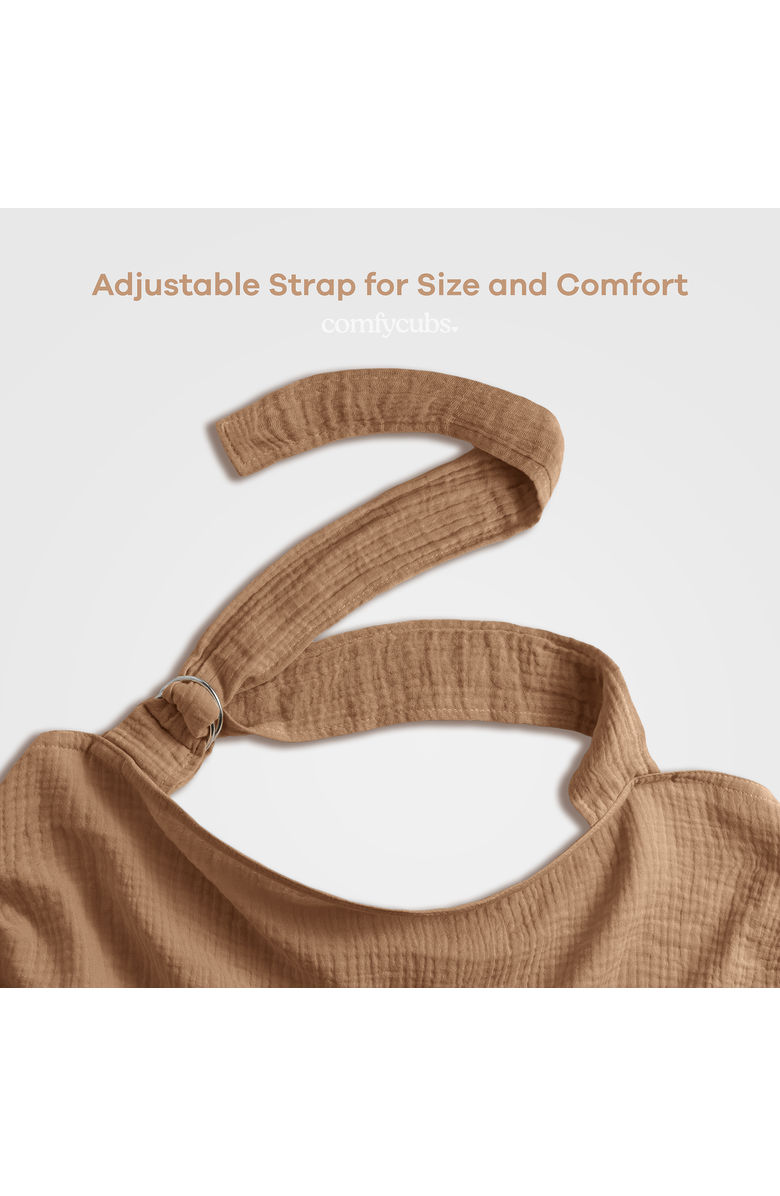 Comfy Cubs Muslin Nursing Cover, 100% Cotton - 2 Pack, Alternate, color, Sand And Cedar