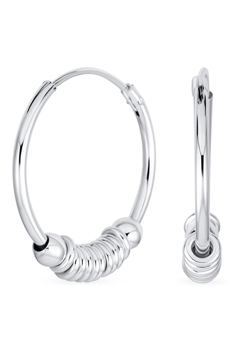 Bali Boho Ring Huggie Hoop Earrings video
