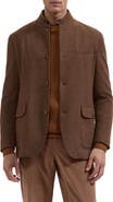 Bugatchi Wool & Cotton Safari Blazer