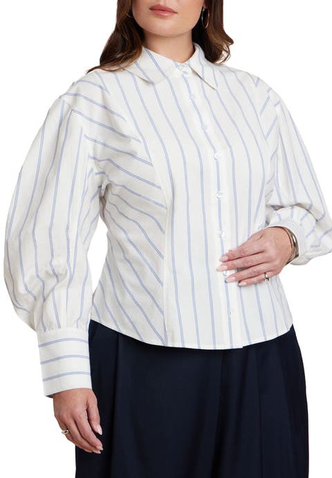 Oversized Sleeve Top (Plus)