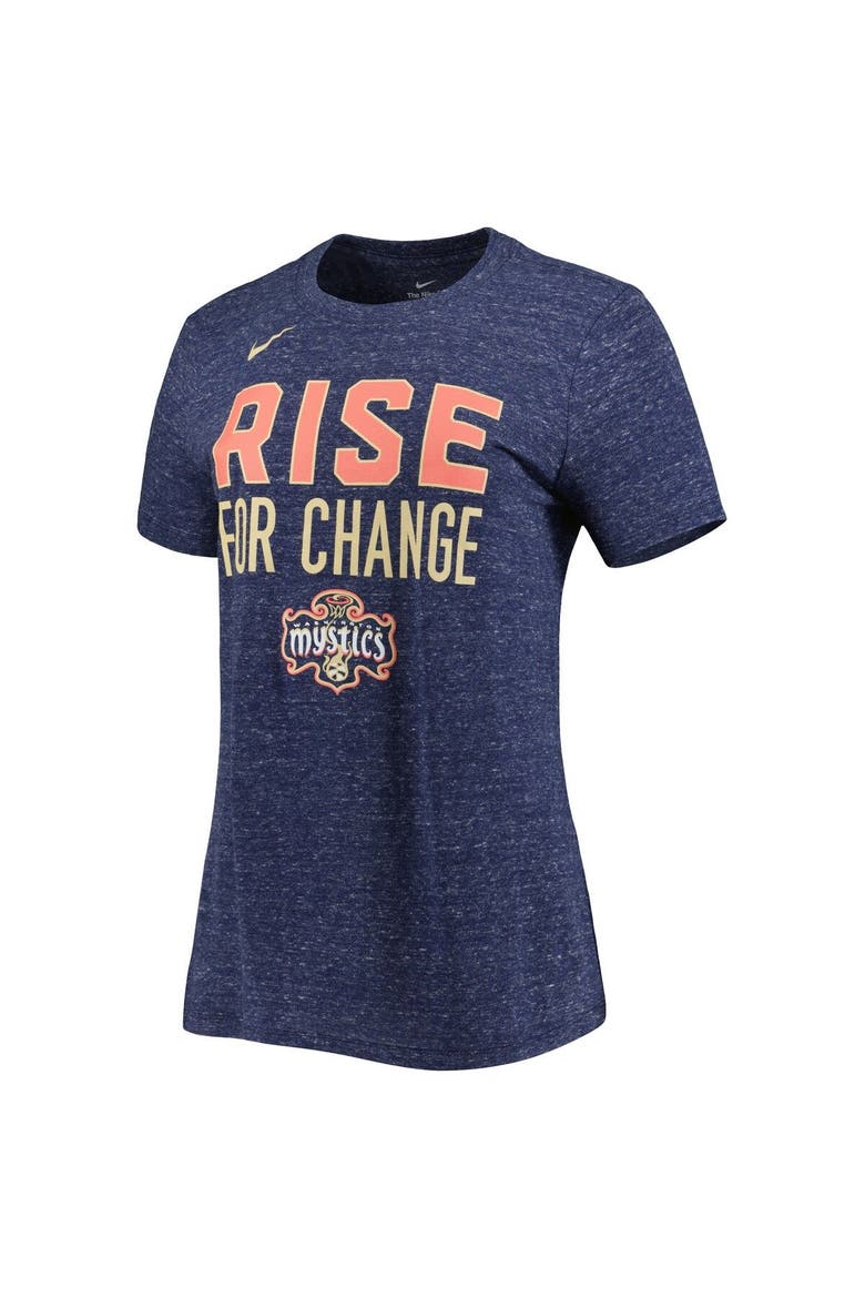 Women's Nike Navy Washington Mystics Varsity T-Shirt, Alternate, color, Navy