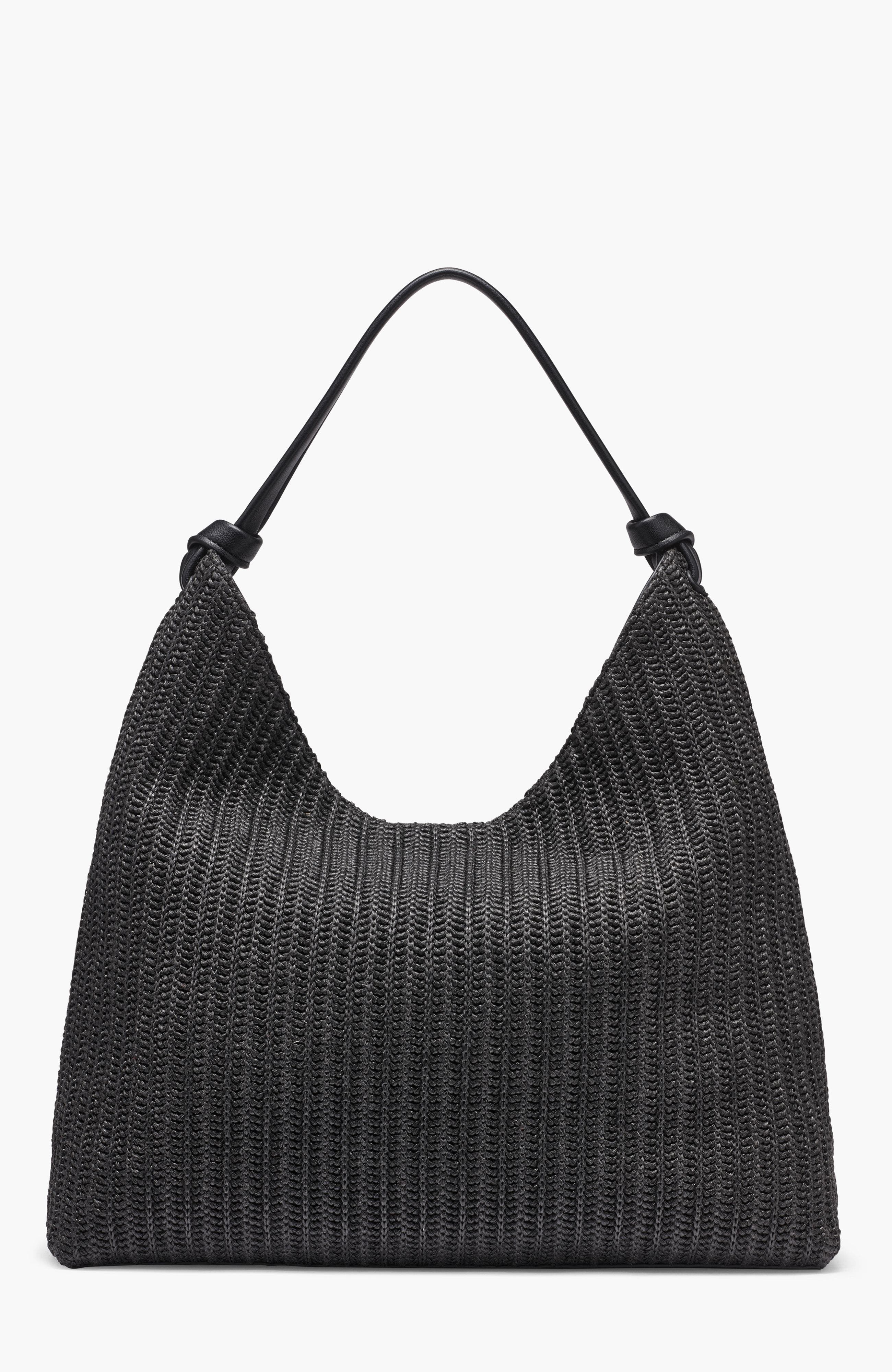 DKNY Paula Hobo, Alternate, color, Black/Silver