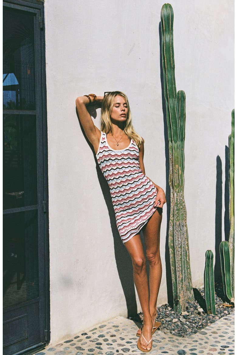 Sunchaser Cover-Up Knit Dress, Alternate, color, SAND IN HAND