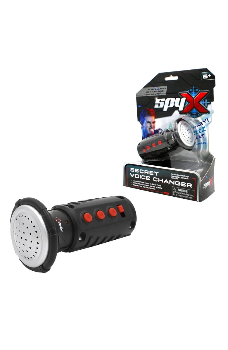 Mukikim SpyX / Secret Voice Changer. Voice Synthesizer Spy Toy to Disguise your voice in real-time! Junior Secret Agent / Ninja Toy Gadget. Multi-Voice Amplifier Megaphone for Boys & Girls, Main, color, Black
