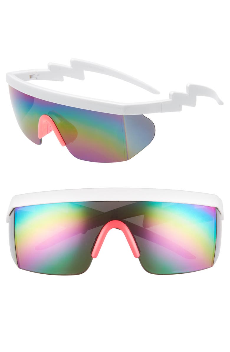 Rad + Refined Sport Shield Sunglasses, Main, color, 