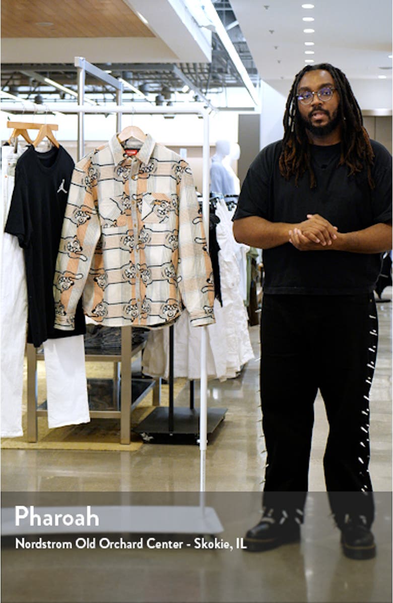 Duke Embroidered Plaid Button-Up Shirt, sales video thumbnail