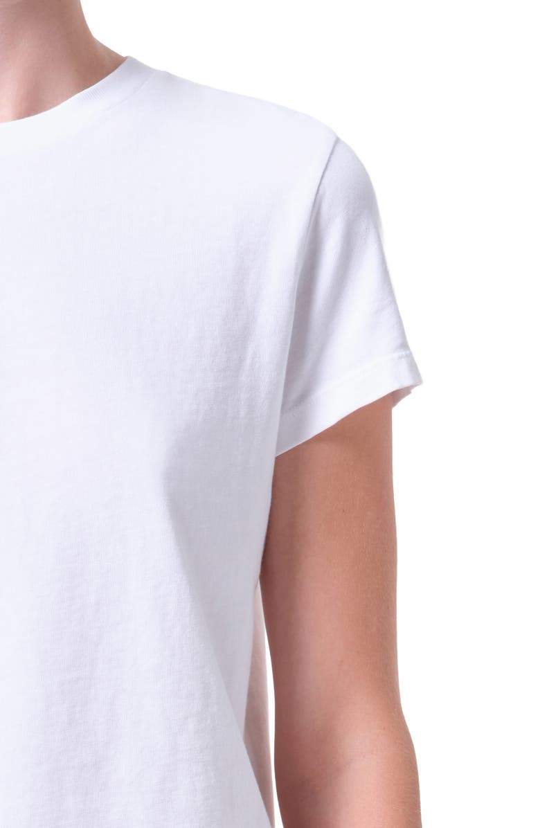 AGOLDE Long Line Adine Tee, Alternate, color, White