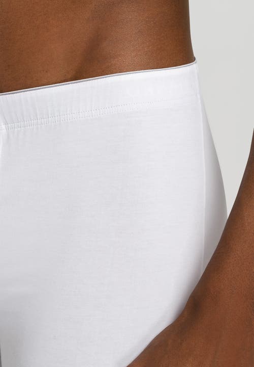 Hanro Natural Function Tencel And Cotton Boxer Brief In White