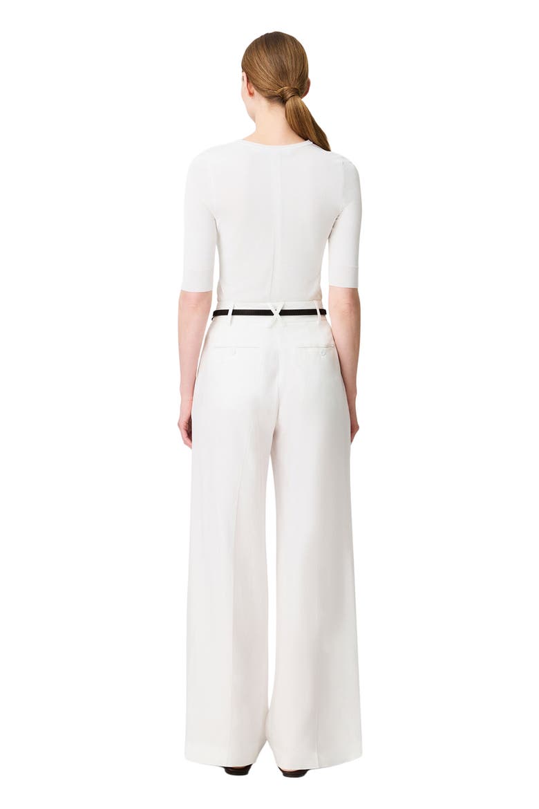 Pleated Trouser, Alternate, color, WHITE