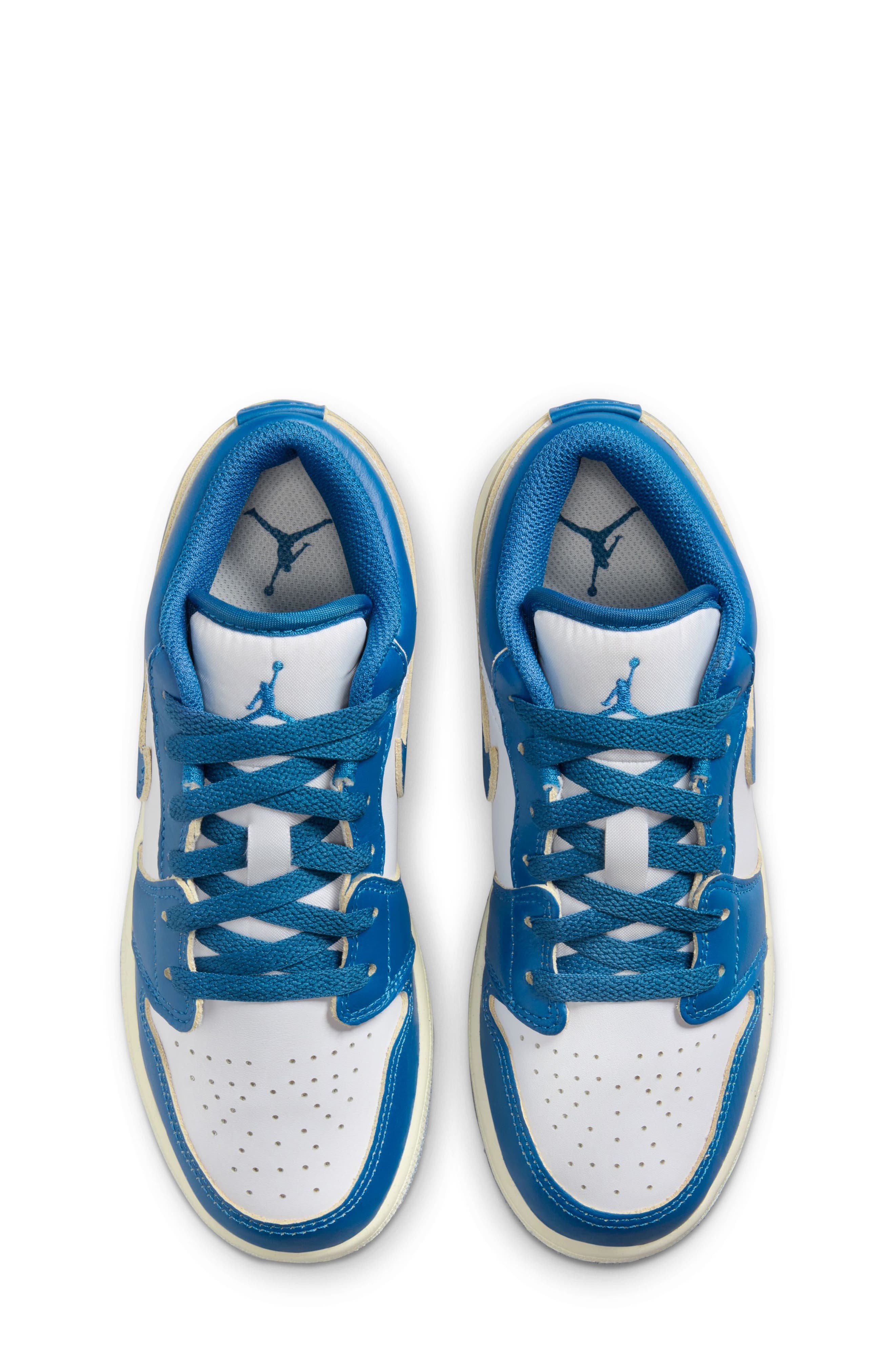 Jordan Air Jordan 1 Low Sneaker, Alternate, color, White/Industrial Blue