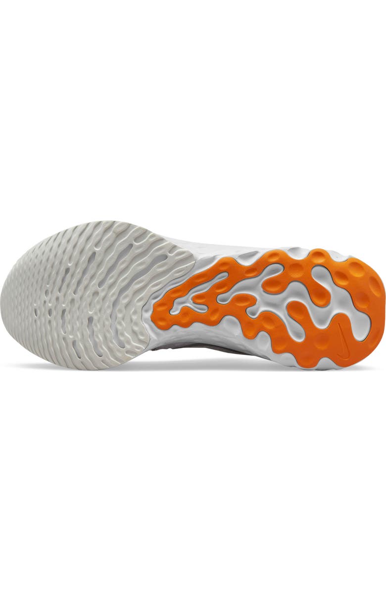 Nike React Infinity Run Flyknit 3 Running Shoe, Alternate, color, White/ Grey/ Kumquat/ Photon