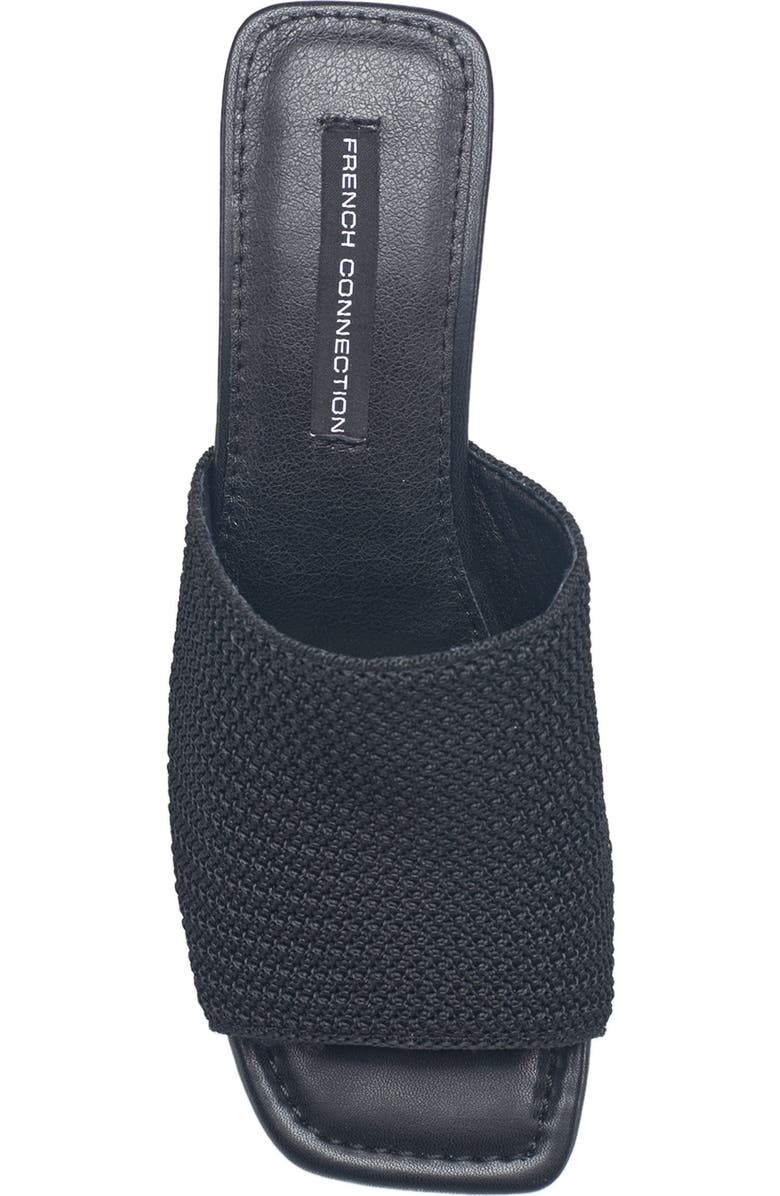 French Connection Sevran Knit Mule, Alternate, color, Black