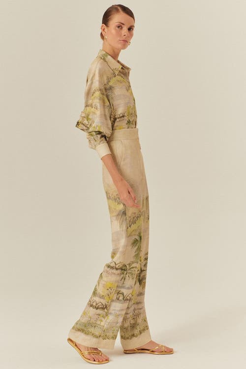 Exquise Cecelia Classic Relaxed Wide Legs In Multi