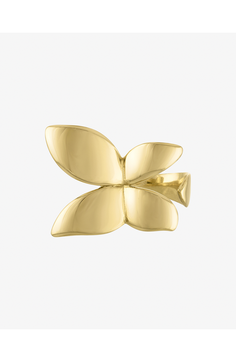 BEN ONI Bold Butterfly Open Ring, Main, color, Gold