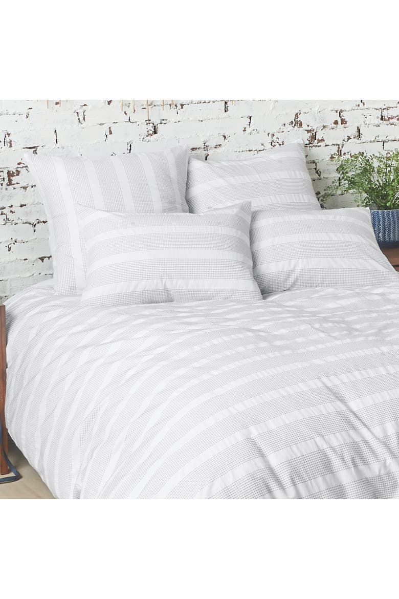 20" x 26" Mason Standard Wide Stripe Geometric Decorative Bedding Pillow Sham, Alternate, color, White