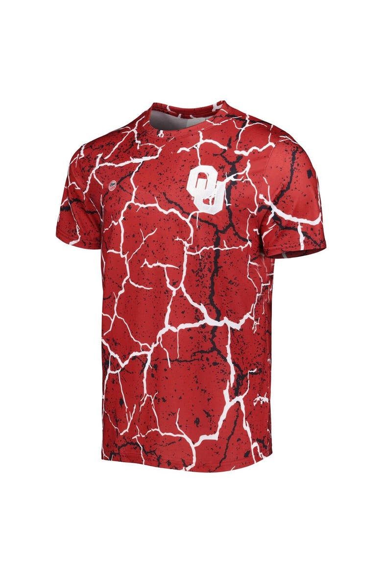 Men's Dyme Lyfe Crimson Oklahoma Sooners Storm T-Shirt, Alternate, color, Crimson