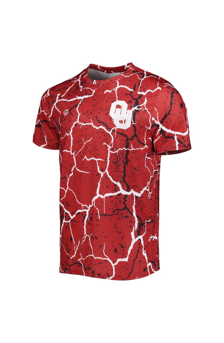 DYME LYFE Men's Dyme Lyfe Crimson Oklahoma Sooners Storm T-Shirt, Alternate, color, Crimson