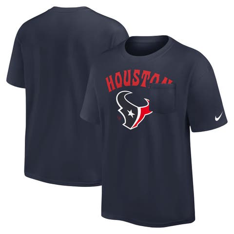 Men's Nike Navy Houston Texans Rewind Heavy Max90 Pocket T-Shirt