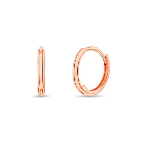14k The Tiny Hoop Earrings