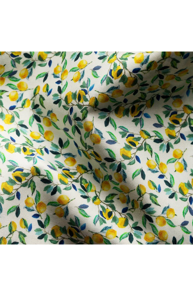 Eton Slim Fit Lemon Print Dress Shirt, Alternate, color,