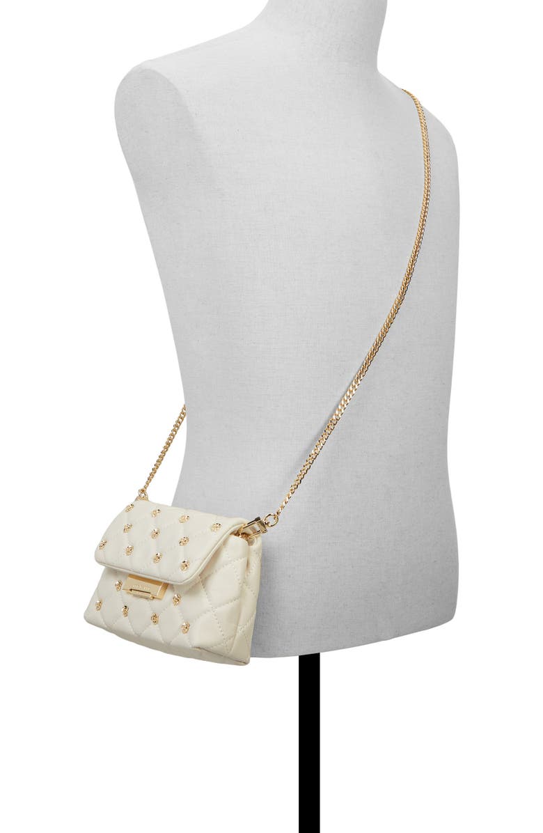 Ted Baker London Ginn Quilted Leather Crossbody Bag, Alternate, color,