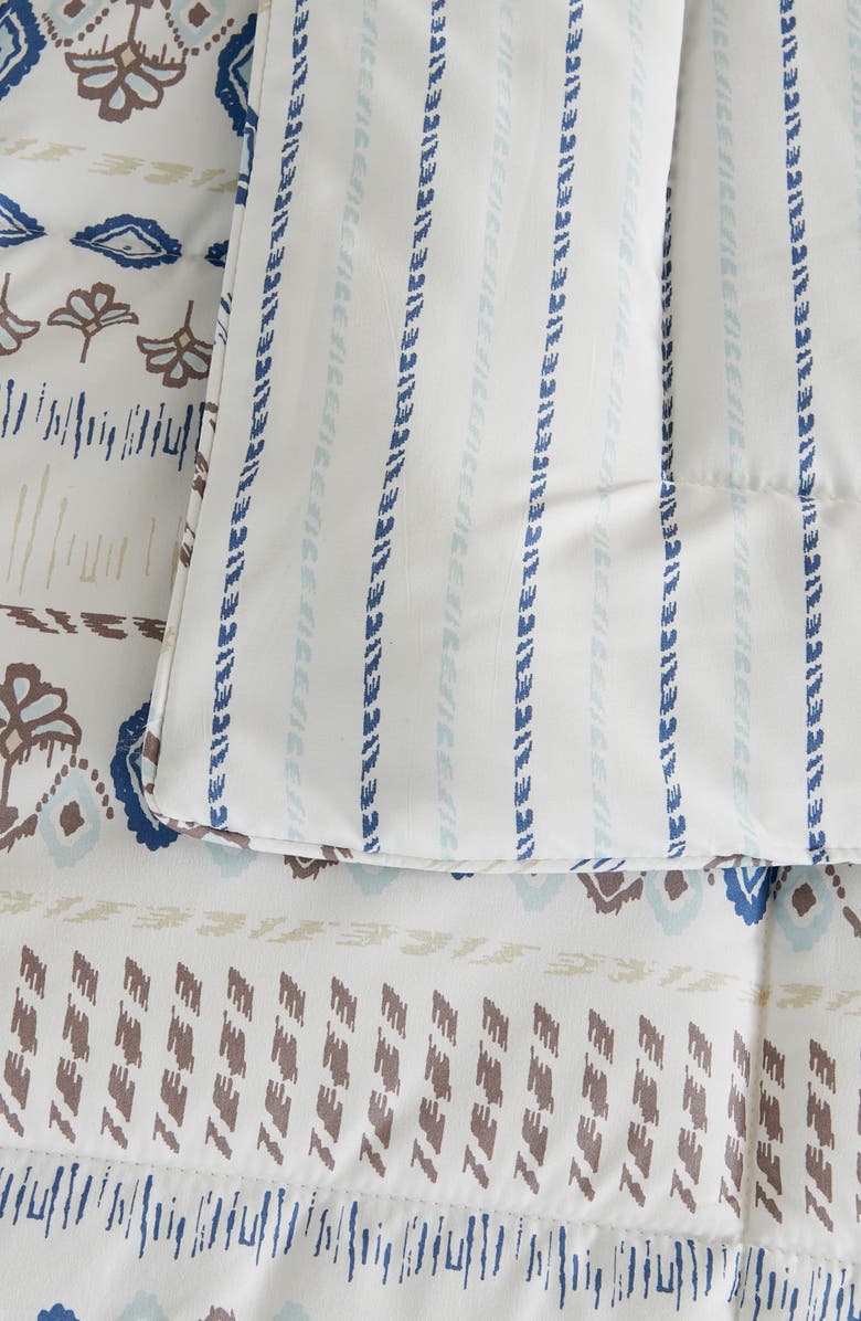Woven & Weft Reversible Print Comforter Set, Alternate, color, Arista Print