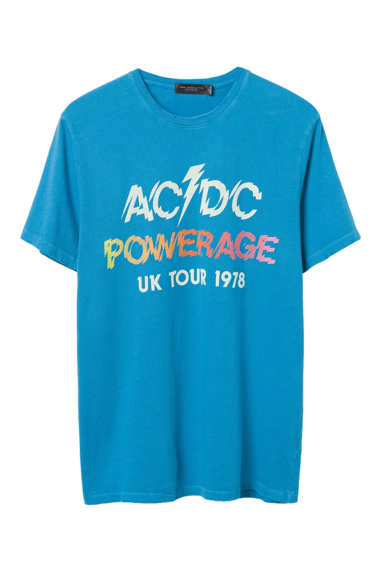 AC/DC Powerage Cotton Graphic T-Shirt, Main, color, BLUE ASTER