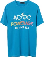 Junk Food AC/DC Powerage Cotton Graphic T-Shirt