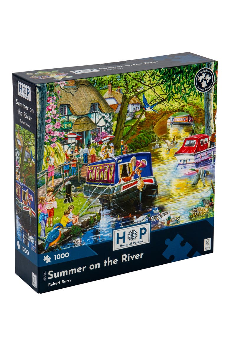 Summer on the River 1000-Piece Jigsaw Puzzle, Main, color, NONE
