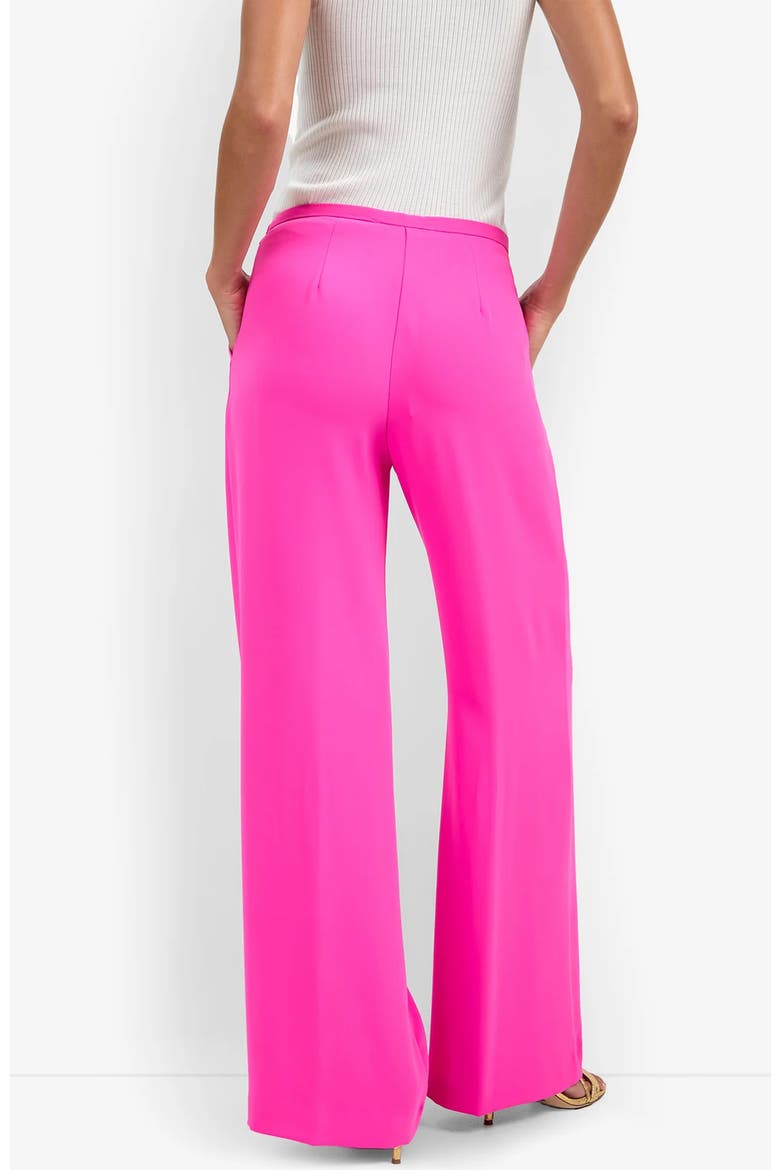 Tavia Double Georgette Pant, Alternate, color, Luminosa Rosa