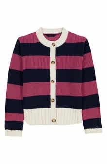 Kids' Rugby Stripe Cardigan