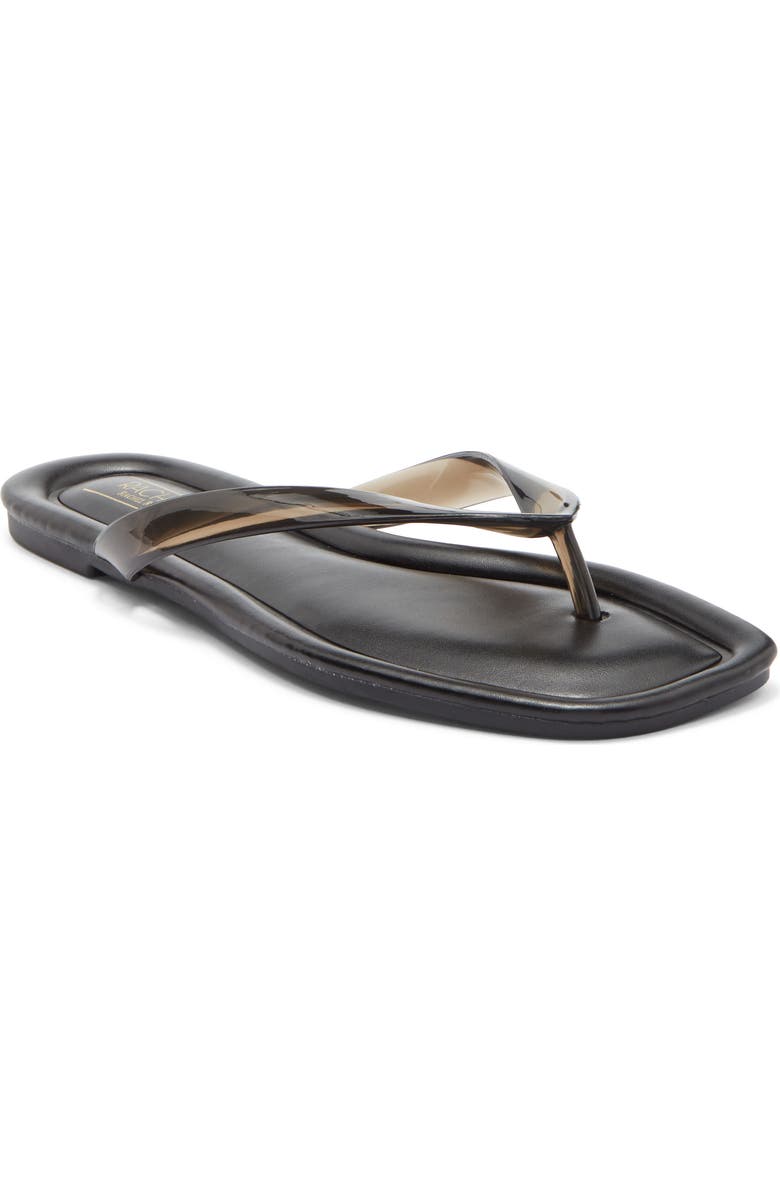 RACHEL Rachel Roy Montauk Flip Flop, Main, color, Black Clear