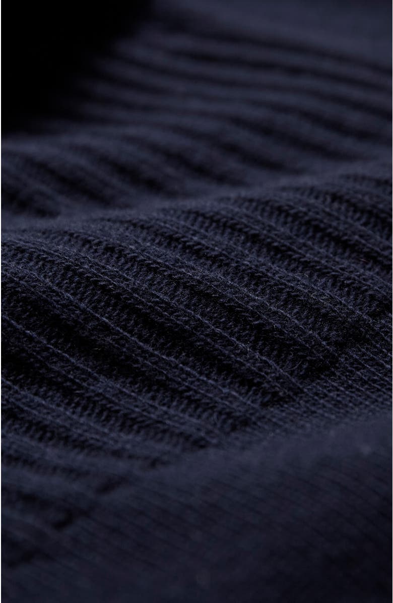 Celtic & Co. British Supersoft Slouchy Cowl Neck, Alternate, color, Dark Navy