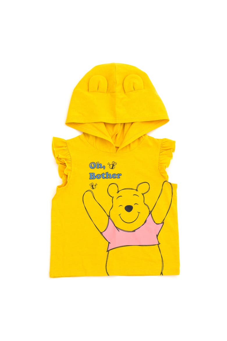 Winnie the Pooh Cosplay Tank Top & Shorts Set, Alternate, color, Yellow