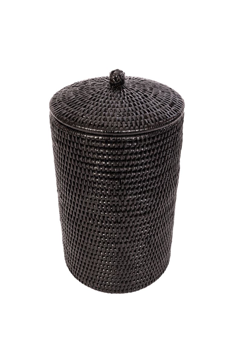 Artifacts Trading Company<sup>™</sup> Artifacts Rattan Double Toilet Roll Holder, Alternate, color, Tudor Black