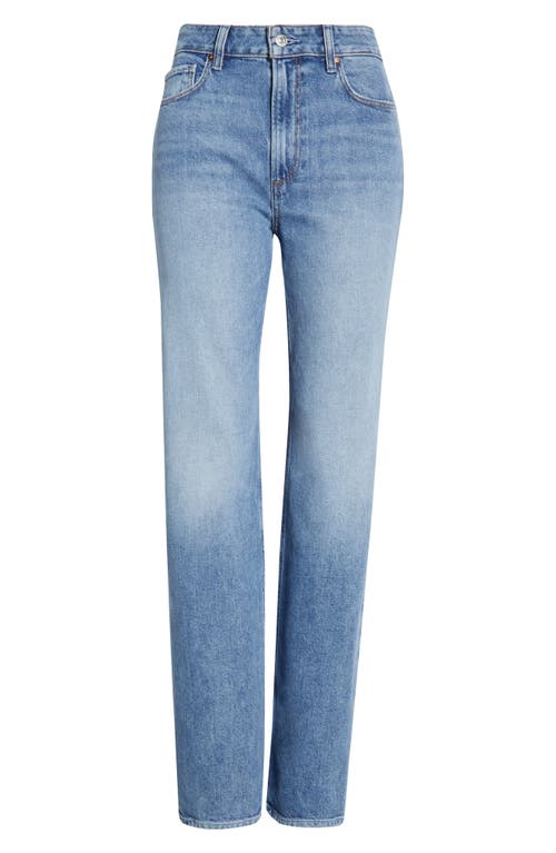 Paige Stevie High Waist Ankle Straight Leg Jeans In Blue