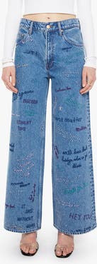 MOTHER The Mid Rise Double Dip Nerdy Flare Jeans