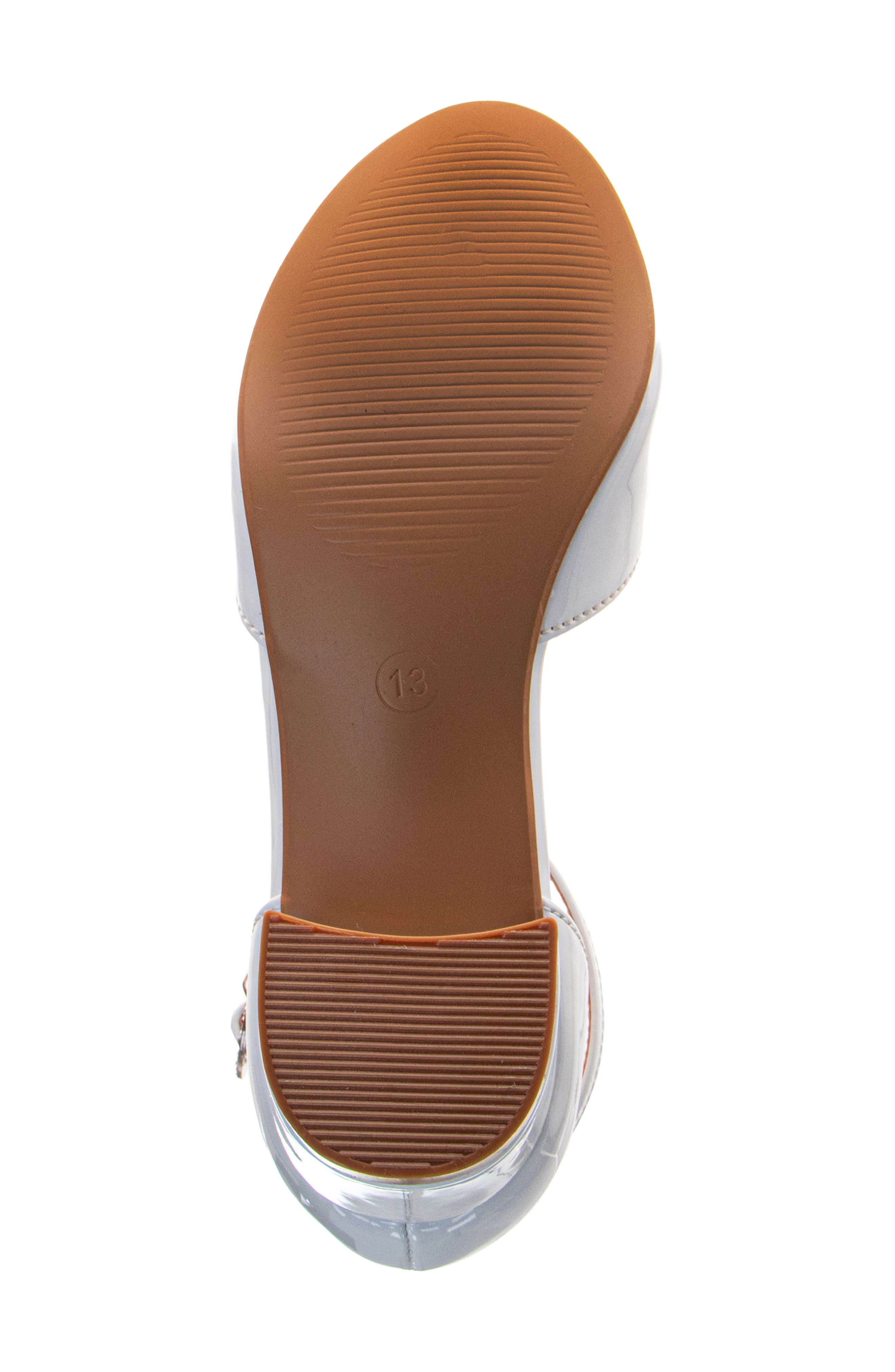 Badgley Mischka Collection Kids' Ankle Strap Pump, Alternate, color, White Patent