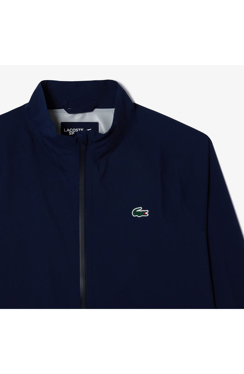 Lacoste Waterproof Performance Stretch Golf Jacket, Alternate, color, Marine/ Marine