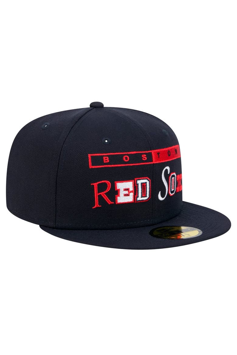 Men's New Era Navy Boston Red Sox Ransom 59FIFTY Fitted Hat, Alternate, color, Navy