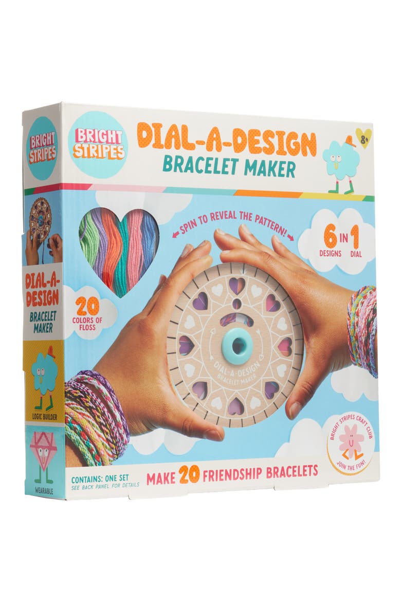 Dial-a-Design Friendship Bracelet Maker, Alternate, color, MULTI