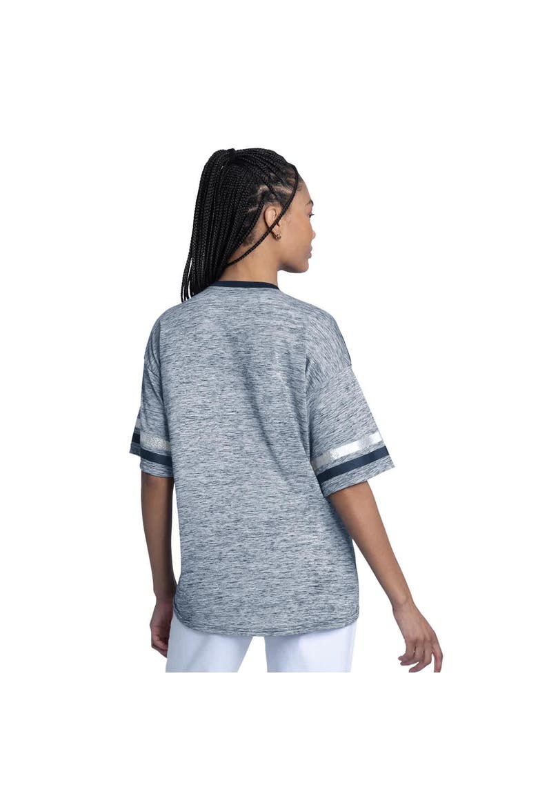 Women's G-III 4Her by Carl Banks Navy New York Yankees Off-Season Oversized Top, Alternate, color, Navy