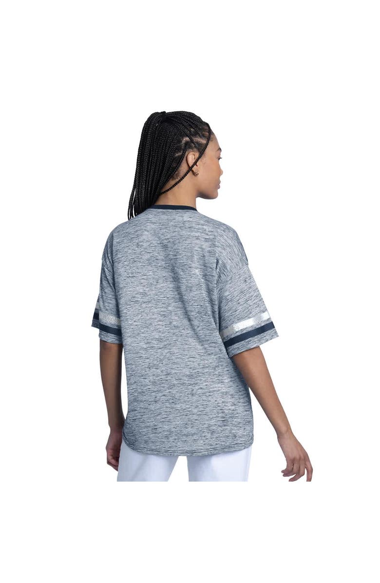 G-III 4HER BY CARL BANKS Women's G-III 4Her by Carl Banks Navy New York Yankees Off-Season Oversized Top, Alternate, color, Navy