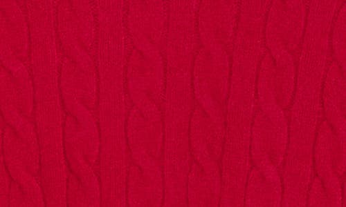 Brooks Brothers Cable Knit Pullover Sweater In Red