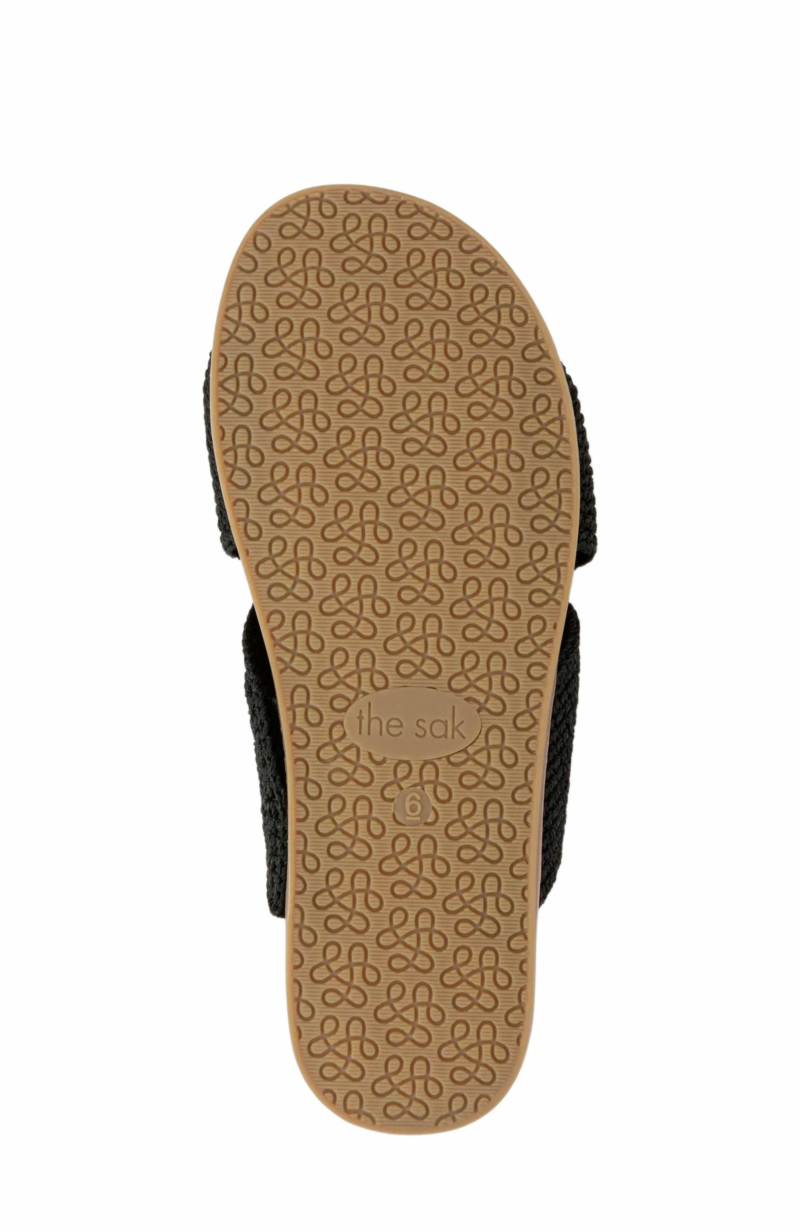 The Sak Penelope Slip On Sandal, Alternate, color, Black