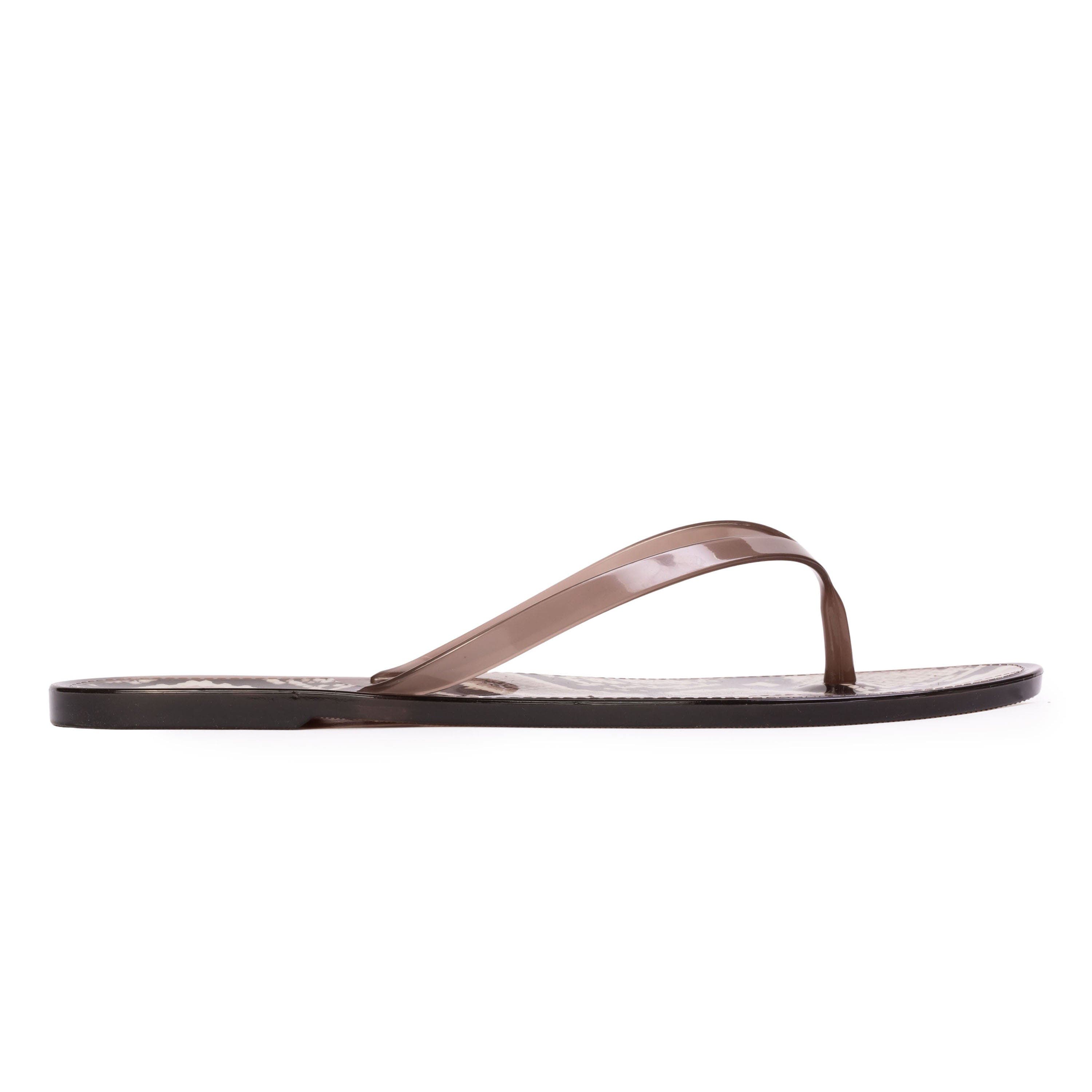 Crystal Snake Flip Flop, Main, color, Brown Snake PVC